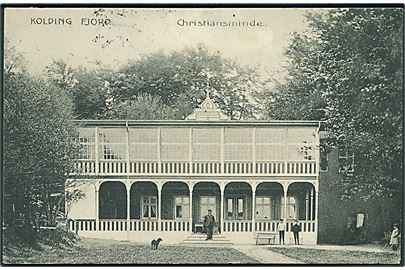 Kolding Fjord. Christiansminde. Fotograf H. M. Carl Jensen no. 10393. 