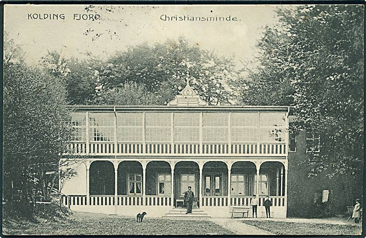 Kolding Fjord. Christiansminde. Fotograf H. M. Carl Jensen no. 10393. 